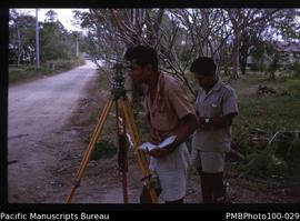 "Trainee surveyors, Survey Drafting School, Honiara"