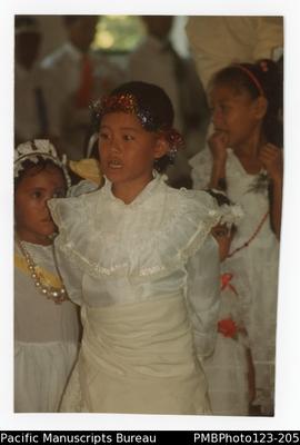 Lotu Tamaiti (White Sunday) at the Vaega Methodist Church, Savaii