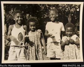 Village children, Aulua, Malekula