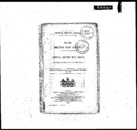 Reel 1, British New Guinea Report for 1894-1895