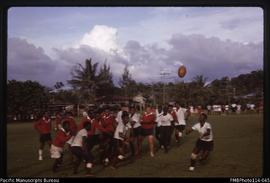 'Rugby match in Auki between Honiara and Auki teams'