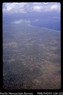 'Aerial view from Fua'amotu northeastwards to Niutoua, Tonga'