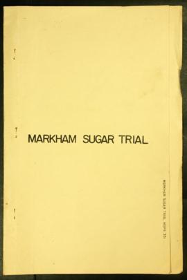 Report Number: 331 Markham Valley Sugar Cane Trial, 8pp. [No map on file.]