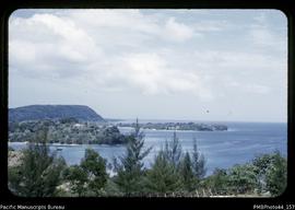 [? Vila harbour from top of hill, near old French residency.]