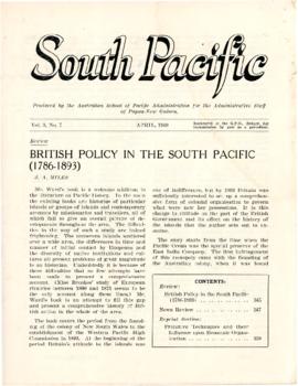 South Pacific, Vol. 3, No. 7