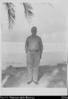 Charles Powell on the beach at Penrhyn Islands (Duplicate of 10a)