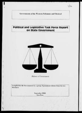Government of the Western Solomons and Choiseul, Political and Legislative Task Force Report on S...
