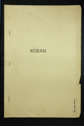 Report Number: 290 Koban, 5pp.