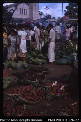 'Market by Centenary Chapel, Tonga'