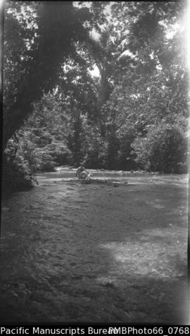 Kwaibala river swimming hole 1952