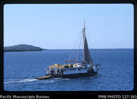 'MV Adi Maopa seen from MV Komaiwai while en route for Malau, Fiji'