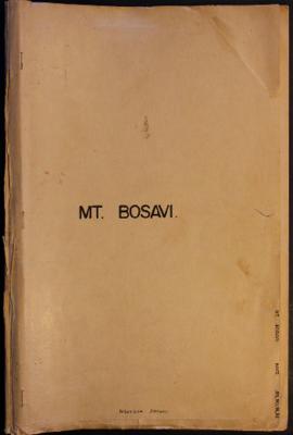 Report Number: 89 Mt. Bosavi and Environment, 55pp. Includes Report Nos. 90, 91 & 92, and Map...