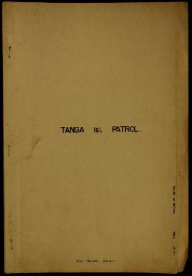 Report Number: 75 Tanga Island Patrol. New Ireland District - Agricultural Patrol to Tanga Island...