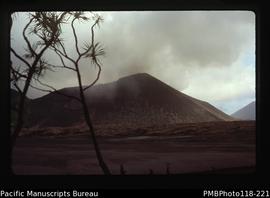 'Volcano from edge of ash plain, Tanna'