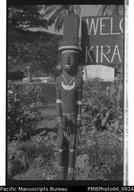 Kira Kira in 1990's (Photos Alan Lindsey) [Welcome sign 1974]