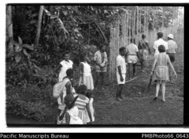 Walking into the [Kamosi Rural Training] school site