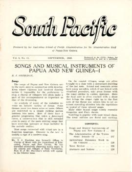 South Pacific, Vol. 3, No. 11