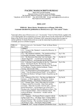 PMB MS 624 Finding Aid