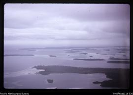 'Aerial view of the Wana Wana lagoon'