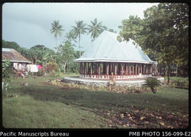 The fono house renovated, Upolu, Samoa