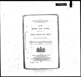 Reel 1, British New Guinea Report for 1895-1896