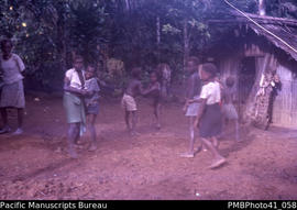 [Children playing at] 'Bumbunuhu village, Guadalcanal'