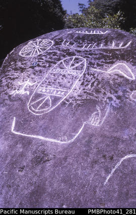 'Hoilava petroglyphs, Guadalcanal West'