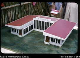 [? Model (maquette) of what was going to be called the “Museum”.  Funding not supplied for museum...