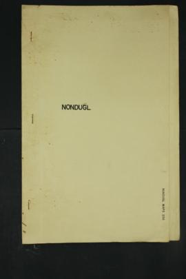 Report Number: 256 Nondugl, 3pp., with, 'Sketch Plan of the  Hallstrom Livestock and Fauna (Papua...