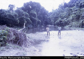 'Chu Chu and Leslie, Mavo River, Guadalcanal West'
