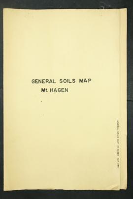 Report Number: 266 General Soils Map Mt Hagen.  [Map only.] Includes map with scale 2”= 1 mile