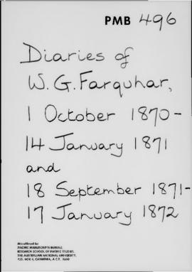 Transcript of diary, 1871-1872