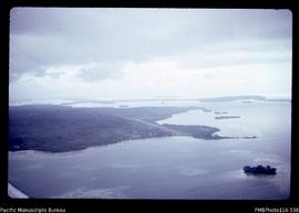'Munda airfield with Rendova Island behind'