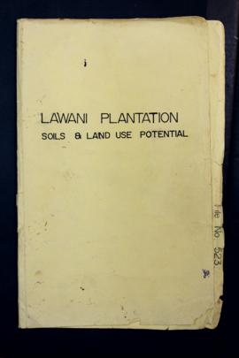 Report Number: 523 Lawani Plantation. B.G. Williams, 'Land Inspection - DA 270', 9 Mar 1960, Ts.,...