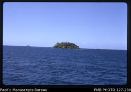 'Island near Ha'afeva Island where cargo and passengers are discharged and loaded, Tonga'