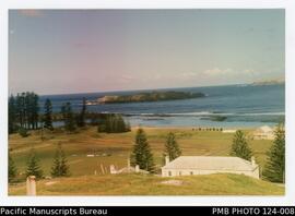 Emily Bay, Norfolk Island, looking towards Nepean Island.