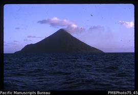 Tinakula [Volcano, Santa Cruz, Eastern District, British Solomon Islands Protectorate, sea level ...