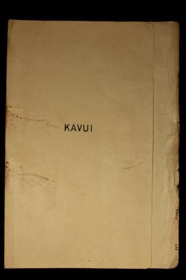 Report Number: 433 Kavui, 3pp. [Soil survey and land use.] Includes map with scale 1:30,000