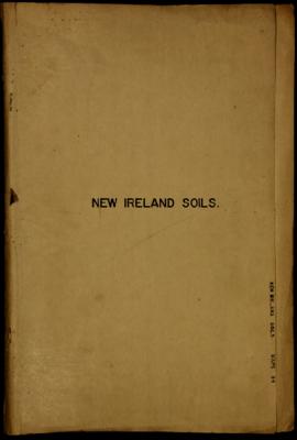 Report Number: 84 New Ireland Soils. Soil Survey Monthly Report - New Ireland, Jan & Feb 1955...