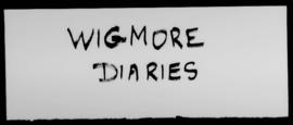 Diary of Robert Wigmore, 1 January 1918 - 31 December 1918