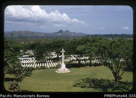 "Bomana war cemetery, near Port Moresby"
