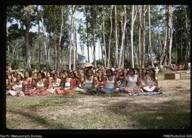'Nikamororo Island people hair dance, Boxing Day, Kukutin Village, Wagina Island'