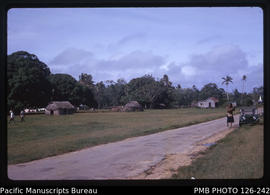 'Village scene on Tongatapu, Tonga'