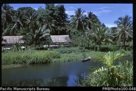 "Fijian quarters along Matanikau river, Honiara"