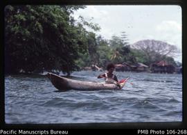 Woman in Canoe, Lake Sentani
