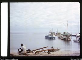 'Small ships harbour at Honiara'