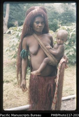 ‘Leviamp bush woman and baby, Big Nambus’
