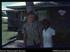 "Maria Tekua and Tim Bayliss-Smith VSO, Honiara"