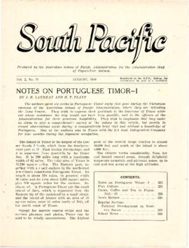 South Pacific, Vol. 2, No. 11