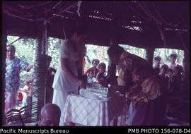 The 21st birthday party of a daughter of a sub-village Saleapaga matai, Upolu, Samoa